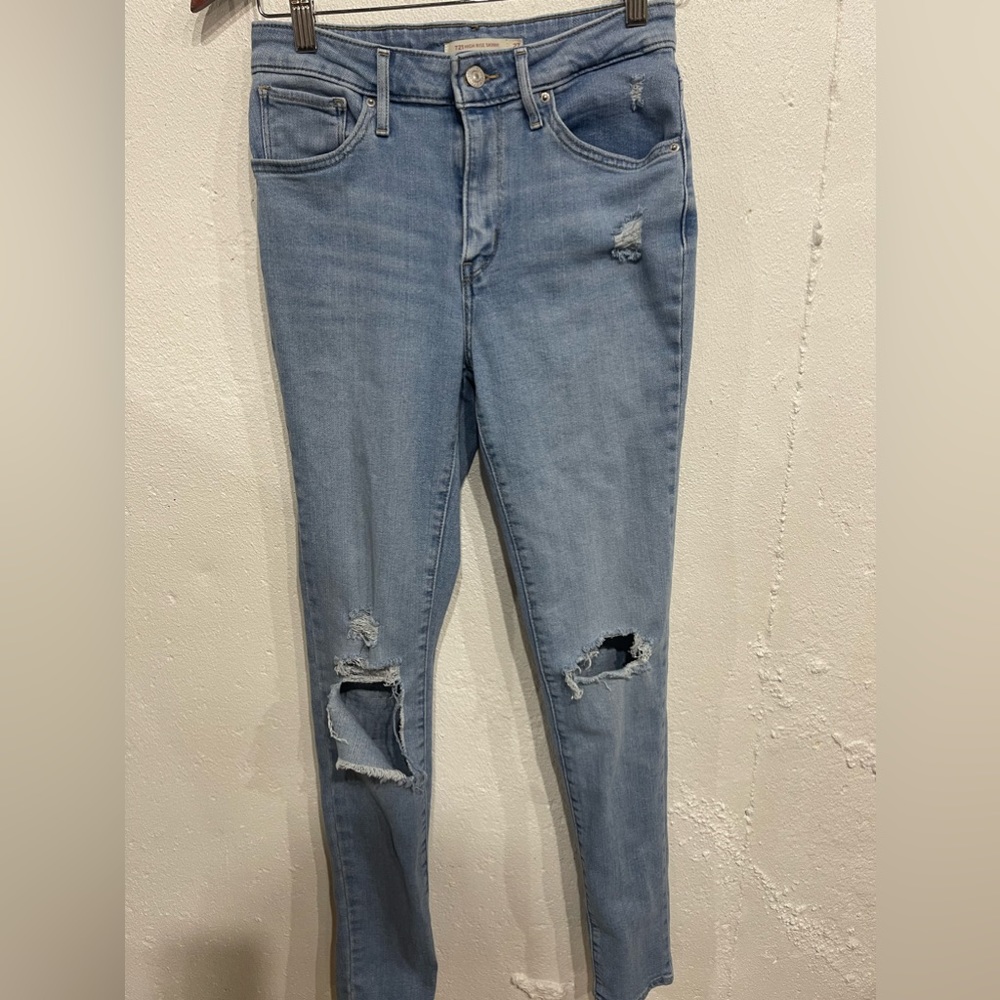 Levi’s 721 High Rise Skinny Jeans Light washed